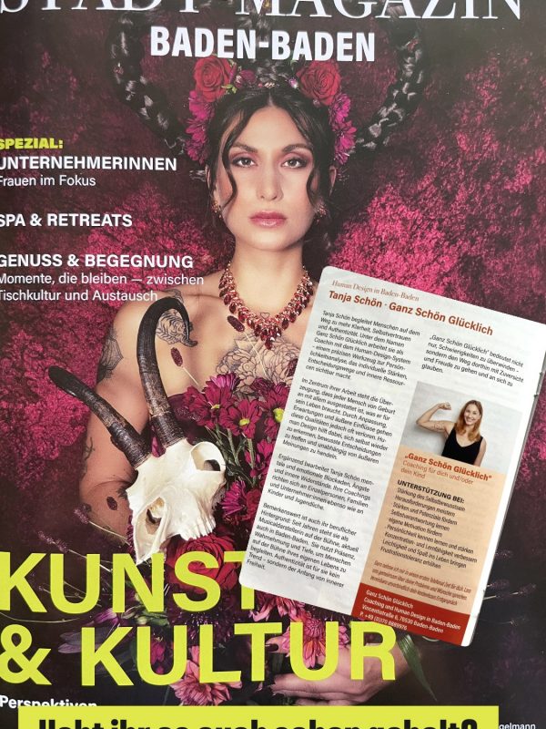Ganz Schön Glücklich im Stadtmagazin Baden-Baden