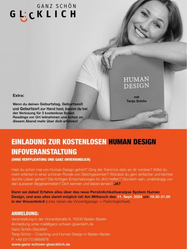 Human Design Infoveranstaltung